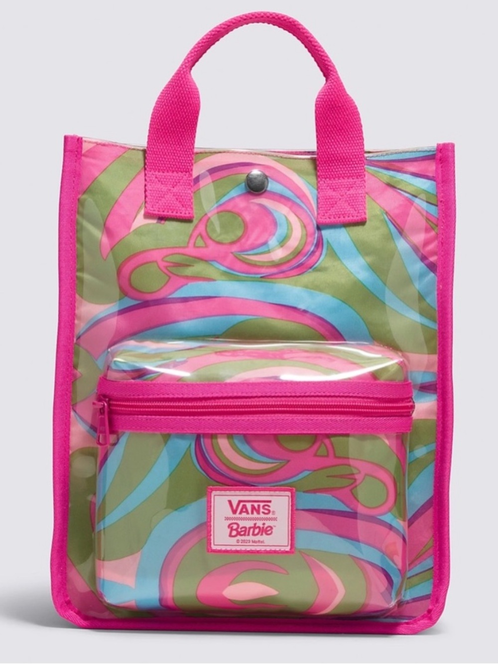 VANS x Barbie collab pink mini back pack swirl clear flow free